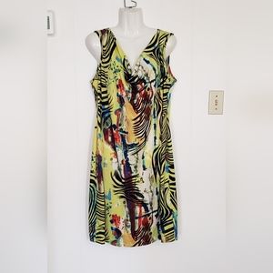 SOPHIA A TROPICAL PRINT DRESS